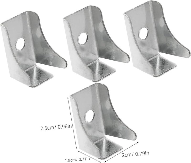 10Pcs Black Shelf Support Clips Durable Cabinet Clips for Shelving Bookcases Home Office Storage - Image 2